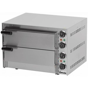 Bartscher Double Deck Electric Pizza Oven 2,7 kW, 2 x Ø 35 cm Bartscher Double Deck Electric Pizza Oven 2,7 kW, 2 x Ø 35 cm