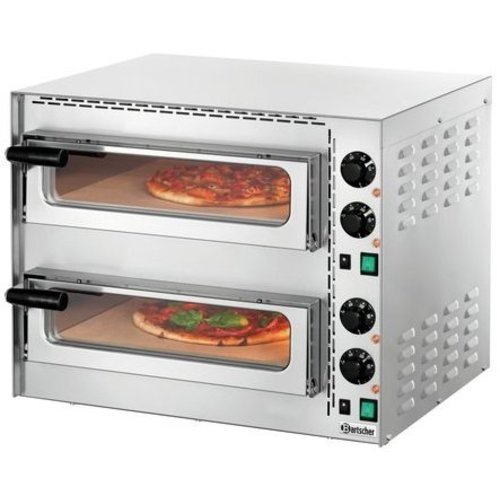 Bartscher Double Deck Electric Pizza Oven 3,4 kW, 2 x Ø 35 cm Bartscher Double Deck Electric Pizza Oven 3,4 kW, 2 x Ø 35 cm