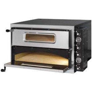 Fast Pizza Piec do pizzy 2-komorowy elektryczny 9,8 kW, 8x Ø 32 cm