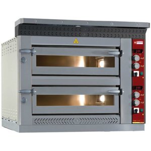Diamond Piec do pizzy 2-komorowy elektryczny 17,6 kW, 12 x Ø 35 cm