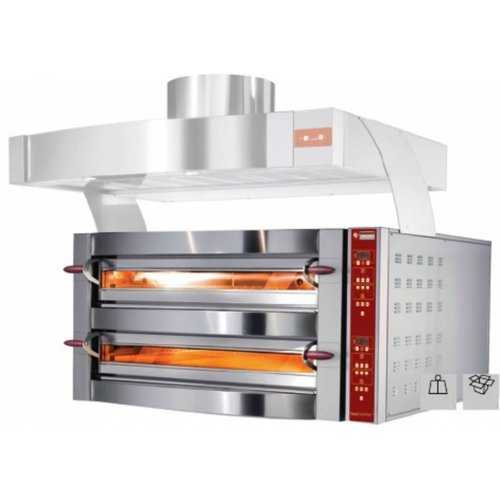 Diamond Double Deck Electric Pizza Oven 15,6 kW, 12 x Ø 36 cm Diamond Double Deck Electric Pizza Oven 15,6 kW, 12 x Ø 36 cm