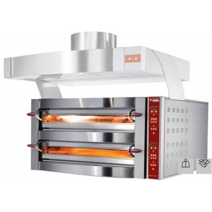 Diamond Double Deck Electric Pizza Oven 23,4 kW, 18 x Ø 36 cm Diamond Double Deck Electric Pizza Oven 23,4 kW, 18 x Ø 36 cm