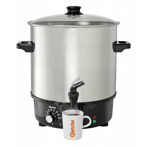 Bartscher Mulled wine pot, bl.w. canner25L,SS Bartscher Mulled wine pot, bl.w. canner25L,SS
