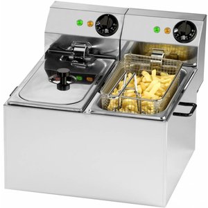 Saro 2-Tank Countertop Electric Fryer 2 x 4 L, 2x 2 kW
