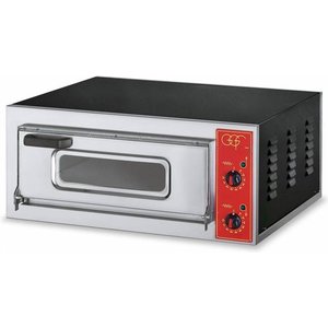 GGF Piec do pizzy 1-komorowy elektryczny 4 kW, 1 x Ø 50 cm, 400 V GGF Piec do pizzy 1-komorowy elektryczny 4 kW, 1 x Ø 50 cm, 400 V