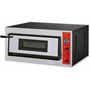 GGF Piec do pizzy 1-komorowy elektryczny 4,4 kW, 4 x Ø 30 cm