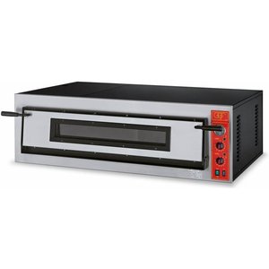 GGF Piec do pizzy 1-komorowy elektryczny 9 kW, 6 x Ø 36 cm, 400 V