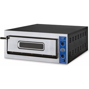 GGF Piec do pizzy 1-komorowy elektryczny 7,2 kW, 6 x Ø 30 cm, 400 V