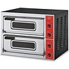 GGF Piec do pizzy 2-komorowy elektryczny 8 kW, 2 x Ø 50 cm, 400 V