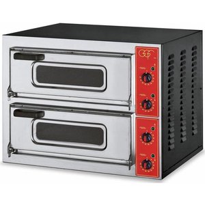 GGF Double Deck Electric Pizza Oven 8 kW, 2 x Ø 50 cm, 400 V GGF Double Deck Electric Pizza Oven 8 kW, 2 x Ø 50 cm, 400 V