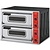 GGF Piec do pizzy 2-komorowy elektryczny 8 kW, 2 x Ø 50 cm, 400 V