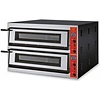 GGF Double Deck Electric Pizza Oven 19,2 kW, 18 x Ø 30 cm, 400 V, Rustic