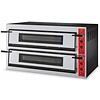 GGF Piec do pizzy 2-komorowy elektryczny 18 kW, 12 x Ø 36 cm, 400 V