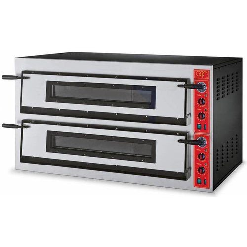 GGF Piec do pizzy 2-komorowy elektryczny 18 kW, 12 x Ø 36 cm, 400 V GGF Piec do pizzy 2-komorowy elektryczny 18 kW, 12 x Ø 36 cm, 400 V