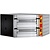 GGF Piec do pizzy 2-komorowy elektryczny 23,6 kW, 14 x Ø 36 cm, 400 V
