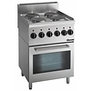 Bartscher Electric Cooker with 4 Hot Plates and Electric Convection Oven, 58 L, 10,2 kW Bartscher Electric Cooker with 4 Hot Plates and Electric Convection Oven, 58 L, 10,2 kW