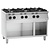 Bartscher Gas Cooker with 6 Burners on an Open Base dzielonej, 28,5 kW