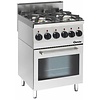 Bartscher Gas Cooker with 4 Burners and Gas Oven, 58 L, 19 kW Bartscher Gas Cooker with 4 Burners and Gas Oven, 58 L, 19 kW