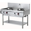 Diamond Gas Wok Cooker with 2 Burners on an Open Base, 22356 kcal / h