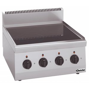 Bartscher Countertop Ceramic Electric Cooker with 4 Heating Zones, 8 kW Bartscher Countertop Ceramic Electric Cooker with 4 Heating Zones, 8 kW
