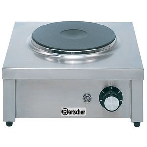 Bartscher Countertop Electric Cooker with 1 Hot Plate, 2 kW