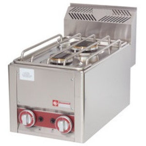 Diamond Countertop Gas Cooker with 2 Burners, 5675 kcal / h