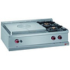 Diamond Countertop Gas Cooker with 2 Burners and Cooking Hob, 19780 kcal / h