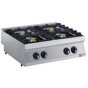 Diamond Countertop Gas Cooker with 4 Burners, 18920 kcal / h Diamond Countertop Gas Cooker with 4 Burners, 18920 kcal / h