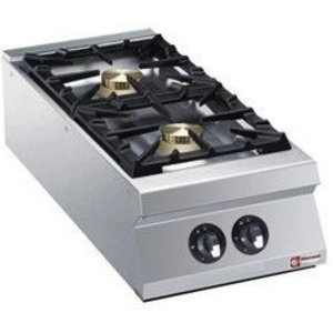 Diamond Countertop Gas Cooker with 2 Burners, 17200 kcal / h Diamond Countertop Gas Cooker with 2 Burners, 17200 kcal / h