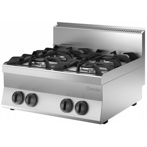 Bartscher Countertop Gas Cooker with 4 Burners, 18 kW Bartscher Countertop Gas Cooker with 4 Burners, 18 kW