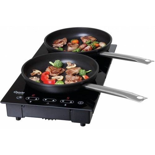 Bartscher Built-in Induction Cooker with 2 Hotplates, 3 kW Bartscher Built-in Induction Cooker with 2 Hotplates, 3 kW