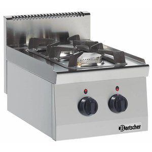 Bartscher Kuchnia gazowa nastawna z 2 palnikami, 9,5 kW Bartscher Kuchnia gazowa nastawna z 2 palnikami, 9,5 kW