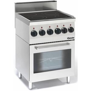 Bartscher Electric Cooker z 4 Hot Zones and Electric Oven, 58 L, 10,2 kW Bartscher Electric Cooker z 4 Hot Zones and Electric Oven, 58 L, 10,2 kW