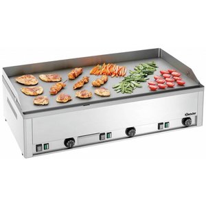 Bartscher Elektryczna płyta grillowa 980 x 480 mm, gładka, 3 strefy grzewcze, 9 kW, 400V, nastawna Bartscher Elektryczna płyta grillowa 980 x 480 mm, gładka, 3 strefy grzewcze, 9 kW, 400V, nastawna