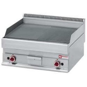 Diamond Countertop Gas Cast Iron Griddle 695 x 520 mm, Smooth/Ribbed, 2 Heating Zones, 9800 kcal/h Diamond Countertop Gas Cast Iron Griddle 695 x 520 mm, Smooth/Ribbed, 2 Heating Zones, 9800 kcal/h