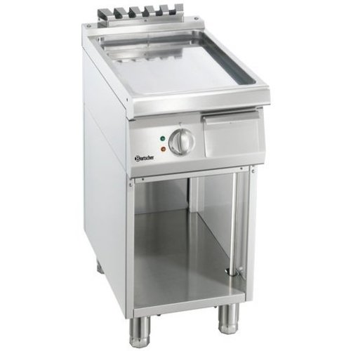 Bartscher Elektryczna płyta grillowa 320 x 445 mm, gładka, 5 kW, 400V na podstawie półotwartej Bartscher Elektryczna płyta grillowa 320 x 445 mm, gładka, 5 kW, 400V na podstawie półotwartej