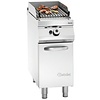 Bartscher Gas Charbroiler 350 x 505 mm, 12 kW on Cabinet Base
