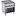 Diamond Gas Charbroiler 17200 kcal/h on Half-Open Base with 2 Sided Grate