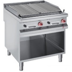 Diamond Gazowy grill lawowy 17200 kcal/h na podstawie półotwartej z dwustronnym rusztem