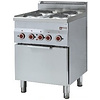 Diamond Electric Cooker with 4 Hot Plates and Electric Convection Oven GN 2/3, 12 kW Diamond Electric Cooker with 4 Hot Plates and Electric Convection Oven GN 2/3, 12 kW