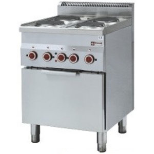 Diamond Electric Cooker with 4 Hot Plates and Electric Convection Oven GN 2/3, 12 kW Diamond Electric Cooker with 4 Hot Plates and Electric Convection Oven GN 2/3, 12 kW
