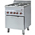 Diamond Electric Cooker with 4 Hot Plates and Electric Convection Oven GN 2/3, 12 kW