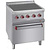 Diamond Electric Cooker with 4 Hot Plates and Electric Convection Oven GN 2/1, 7 Step Temperature Adjustment, 15,3 kW