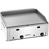 Bartscher Countertop Gas Griddle 650 x 480 mm, Smooth, 2 Heating Zones, 8 kW