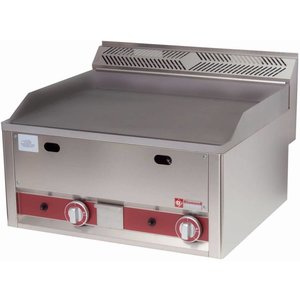 Diamond Countertop Gas Cast Iron Griddle Smooth, 2 Heating Zones, 6880 kcal/h Diamond Countertop Gas Cast Iron Griddle Smooth, 2 Heating Zones, 6880 kcal/h
