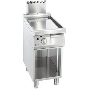 Bartscher Gas Griddle 320 x 445 mm, Smooth, 7 kW on Half-Open Base Bartscher Gas Griddle 320 x 445 mm, Smooth, 7 kW on Half-Open Base