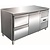 Saro Single Door Refrigerated Table with 2 Drawers 314 L, from -2 °C to 8 °C, Side-Mounted Compressor