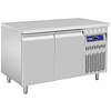 Diamond Double Door Refrigerated Table 260 L, from -2 °C to 8 °C, Side-Mounted Compressor, Ventilated
