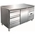 Saro Single Door Refrigerated Table with 3 Drawers 314 L, from -2 °C to 8 °C, Side-Mounted Compressor