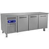 Diamond Tripple Door Refrigerated Table 395 L, from 0° C to 8 °C, Side-Mounted Compressor, Ventilated